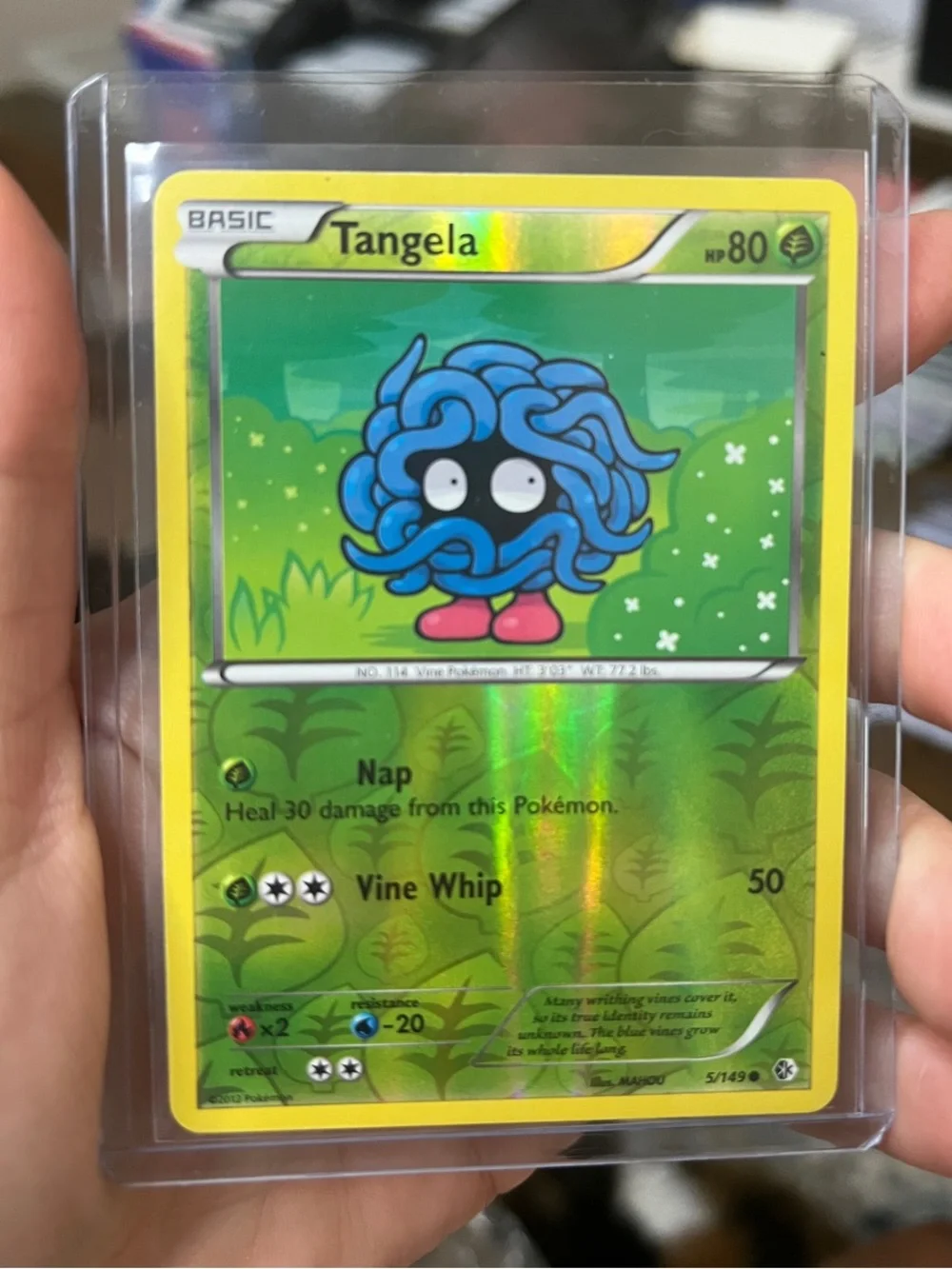 Tangela TCG Pokémon Card  -5/149
